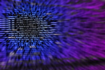 Representação do impacto da inteligência artificial no mercado de criptomoedas