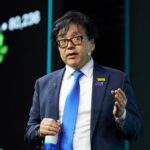 Tom Lee durante apresentação na Consensus Miami 2026