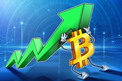 Gráfico mostrando o aumento de influxos em ETFs de Bitcoin