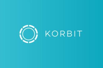 Logo da Korbit e Mirae Asset Group em destaque
