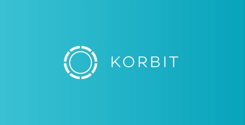 Logo da Korbit e Mirae Asset Group em destaque