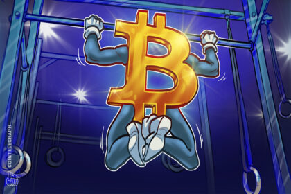 Gráfico de preço do Bitcoin com tendência de alta
