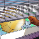 Logotipo da BitMEX em fundo escuro