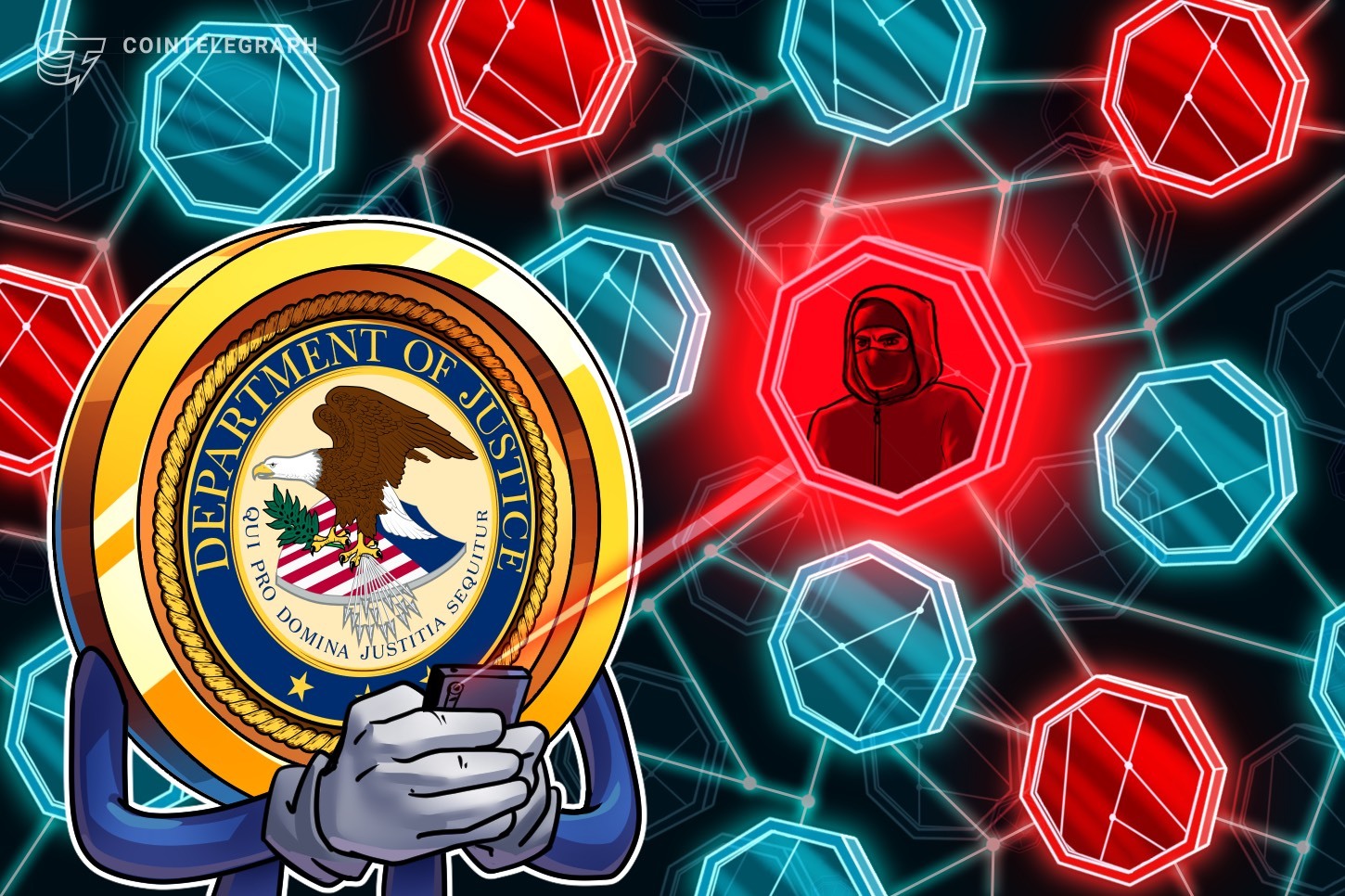 Ilustração sobre fraudes em criptomoedas
