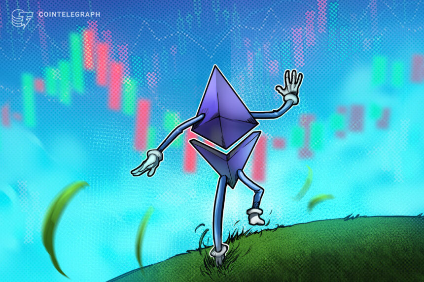 Gráfico de crescimento da Ethereum em meio ao boom da tokenização