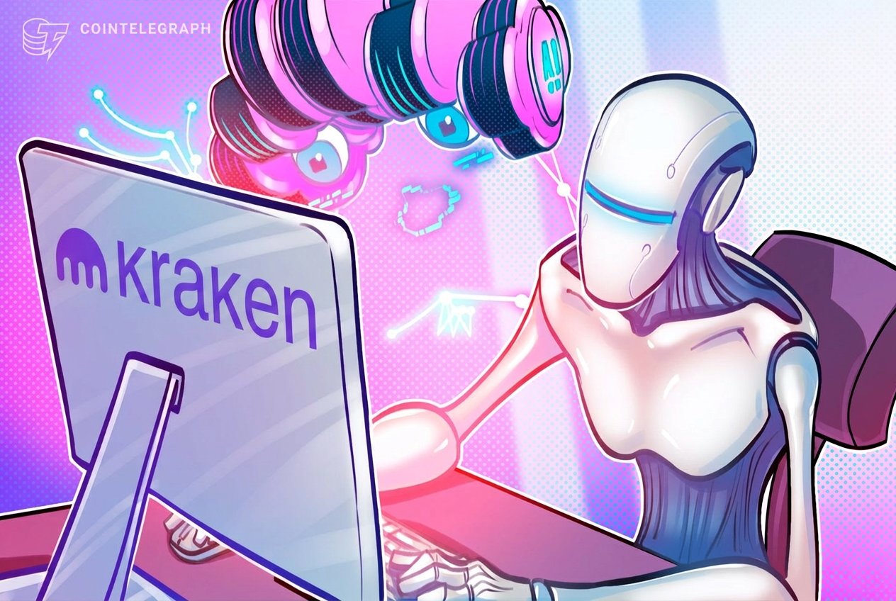 Imagem ilustrativa da nova interface do aplicativo da Kraken com IA