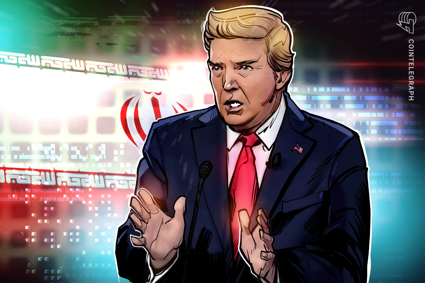 Gráfico do preço do Bitcoin em queda próximo a $62K