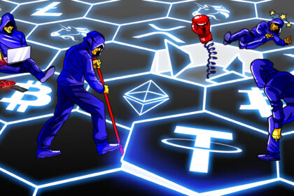 Gráfico ilustrativo sobre perdas em transações de criptomoedas