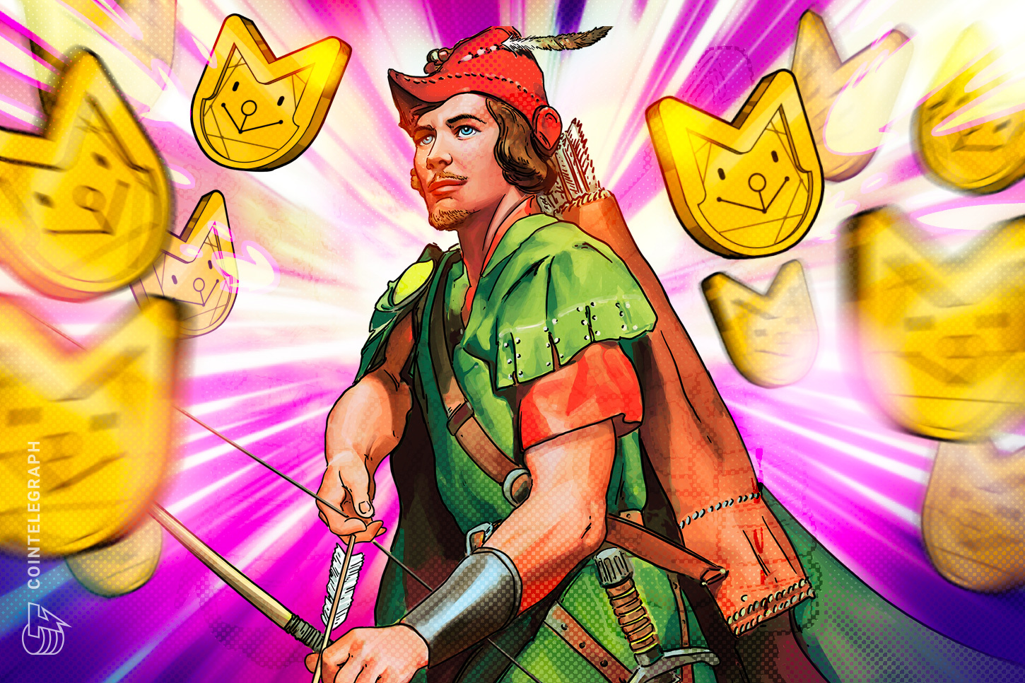 Logo da Robinhood Chain com fundo digital