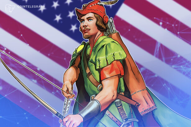 Logotipo da Robinhood com elementos de criptomoedas e tecnologia de IA