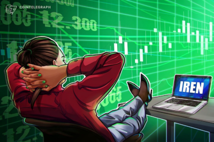 Ações da IREN disparam após aumento de meta de receita com nuvem de IA.