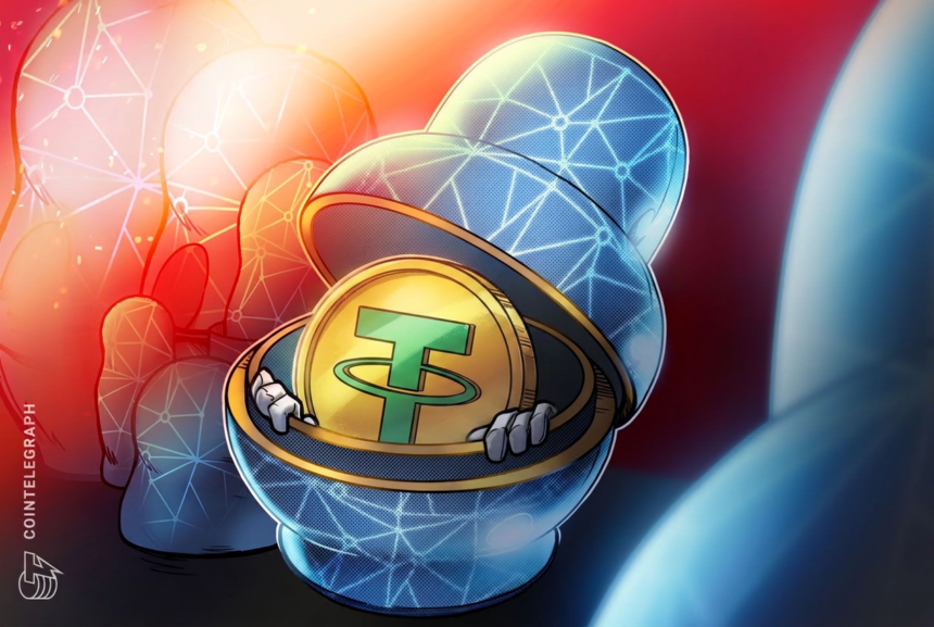 Logotipo do Sber com símbolos de criptomoedas ao fundo