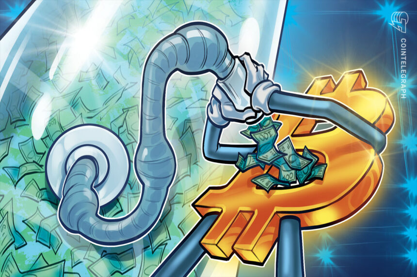 Gráfico mostrando o crescimento dos ETFs de Bitcoin em agosto