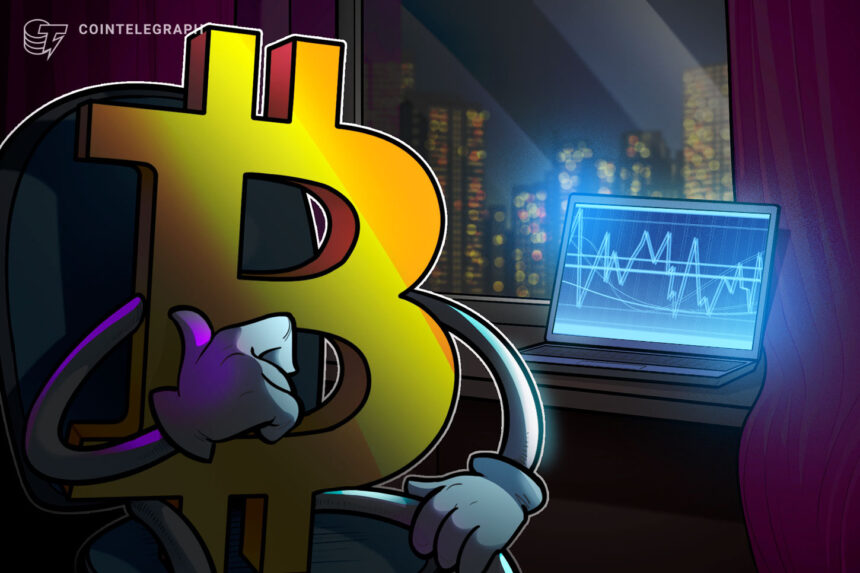 Gráfico de preços do Bitcoin e ouro com destaque para a queda recente