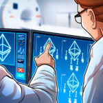 Gráfico mostrando a valorização do Ethereum e a aquisição da Bitmine