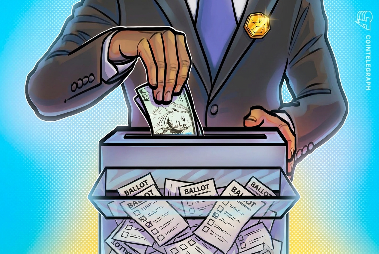 Candidatos em debate sobre criptomoedas e política