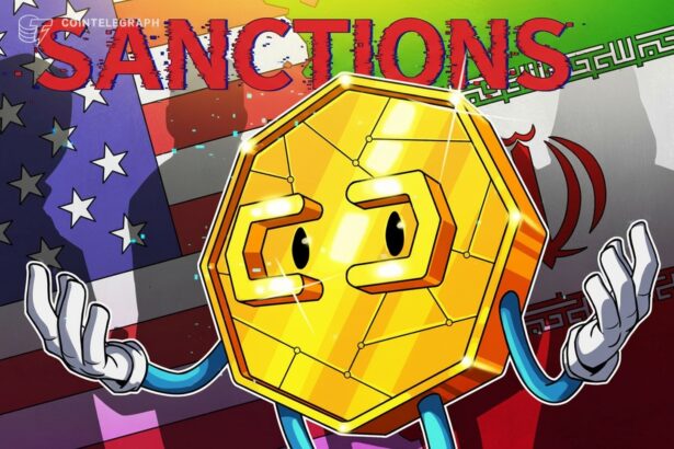 Gráfico sobre sanções a exchanges de criptomoedas ligadas ao Irã