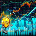 Gráfico mostrando o aumento no volume de transferências de ações tokenizadas