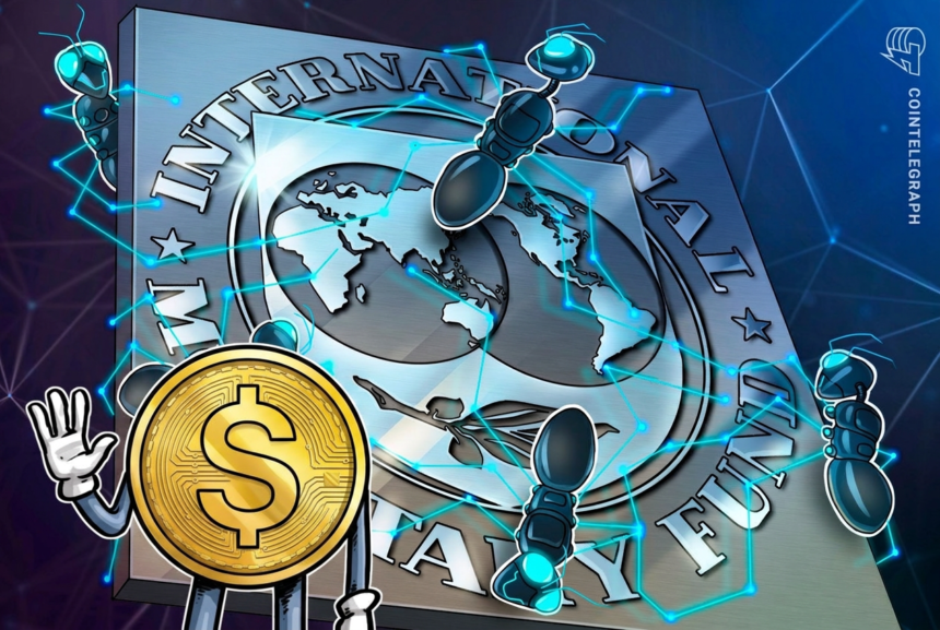 Representação de stablecoins e blockchain com gráficos financeiros.