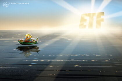 Gráfico mostrando o crescimento dos ETFs de Bitcoin nos EUA