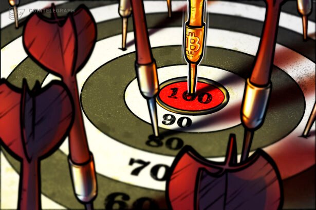 Gráfico de preço do Bitcoin em alta