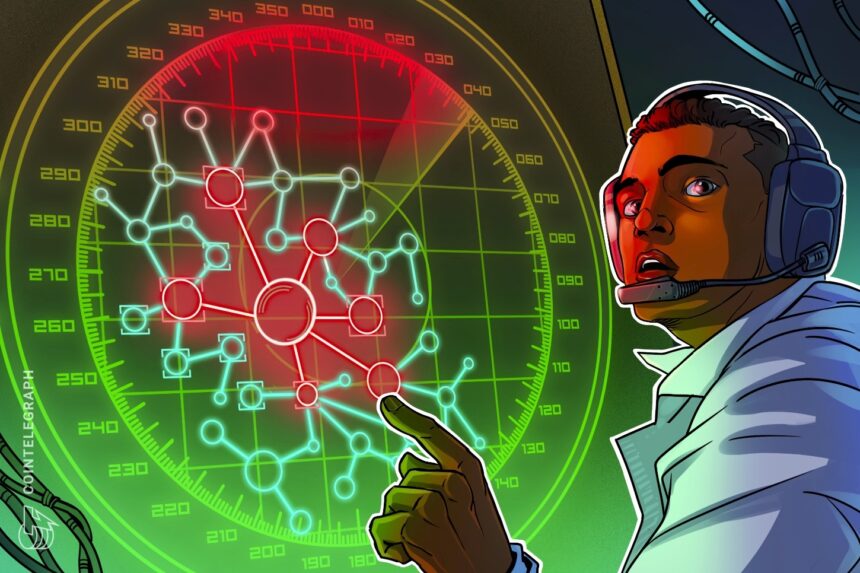 Logo da Cronos com fundo de gráficos de criptomoedas