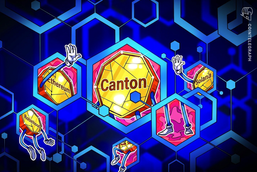 Imagem ilustrativa sobre integração de blockchains com Canton