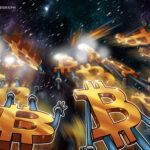 Gráfico mostrando movimentação de Bitcoin em resposta ao hack da Coldcard