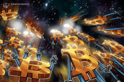 Gráfico mostrando movimentação de Bitcoin em resposta ao hack da Coldcard