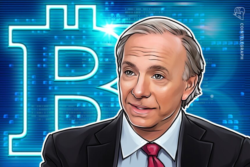 Ray Dalio recomenda Bitcoin e ouro como proteção contra crise de dívida