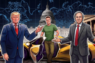 Gráfico de alta do Bitcoin com destaque para aumento de 23%