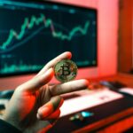 Representação gráfica de transações Bitcoin e tecnologia quântica