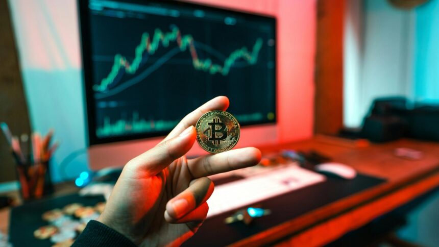 Representação gráfica de transações Bitcoin e tecnologia quântica