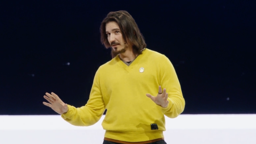 Apresentação da Robinhood durante o HOOD Summit com inovações financeiras