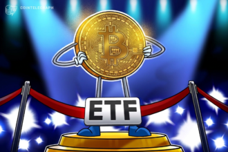 Gráfico de desempenho dos ETFs de Bitcoin e altcoins