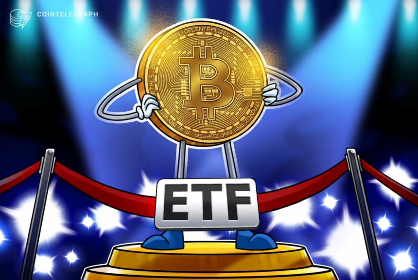 Gráfico de desempenho dos ETFs de Bitcoin e altcoins