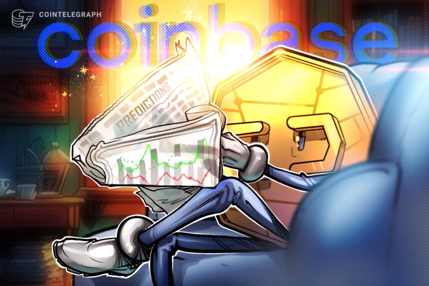 Gráfico mostrando queda nas ações da Coinbase e outras empresas de cripto
