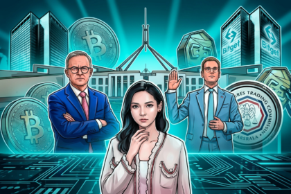 Logos de THORChain e Ethereum em fundo digital