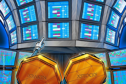 Ilustração de ações tokenizadas e ETFs na plataforma Kraken