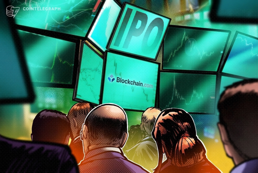 Logotipo da Blockchain.com em fundo claro