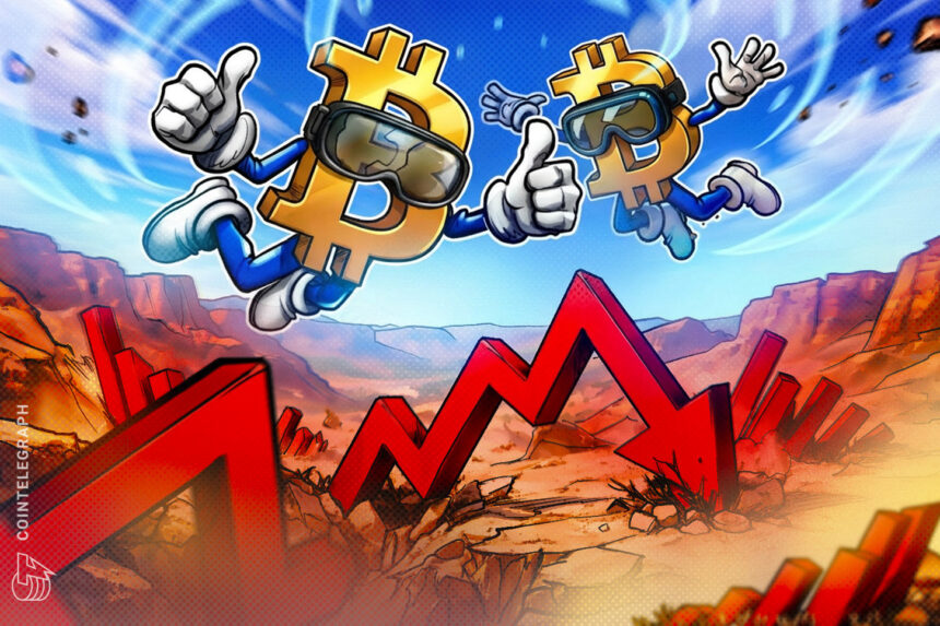 Gráfico de preços do Bitcoin mostrando oscilações em torno de $80K