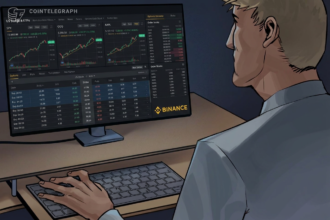 Ilustração da expansão da Binance com opções de ações e ETFs