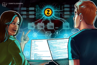 Gráfico mostrando a performance do Zcash e a atualização NU7