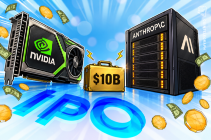 Logotipo da Nvidia com fundo de tecnologia e IA