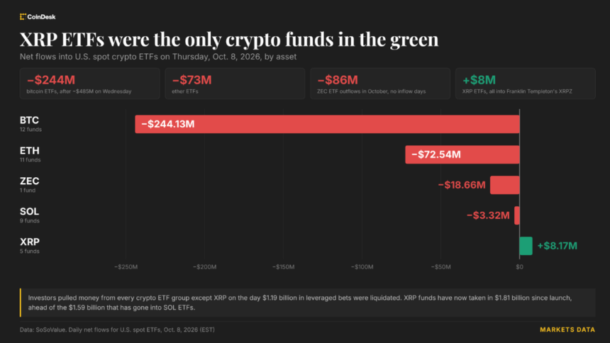 Gráfico de preços de Bitcoin e XRP em alta