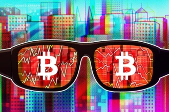 Gráfico do preço do Bitcoin mostrando a queda abaixo de US$ 80 mil.
