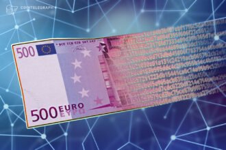 Gráfico mostrando a ascensão do USDC sobre o USDT em negociações de euro