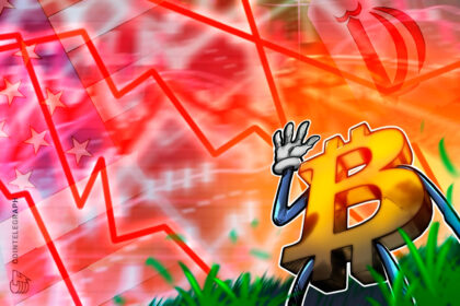 Gráfico de preço do Bitcoin e petróleo em alta