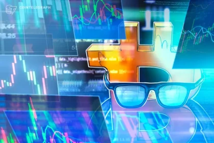 Gráfico do preço do Bitcoin com alta recente