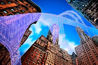 Gráfico sobre o crescimento das ações tokenizadas em blockchains